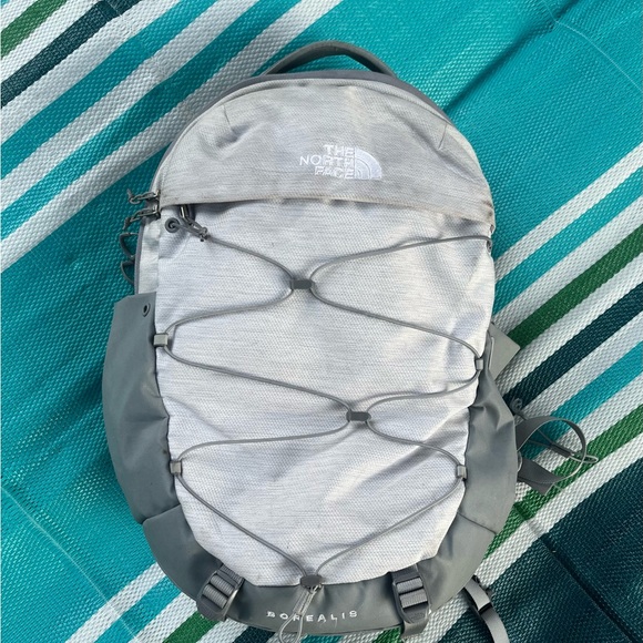 The North Face Handbags - The North Face Borealis Flex Vent Gray Outdoor Camping and Hiking Backpack